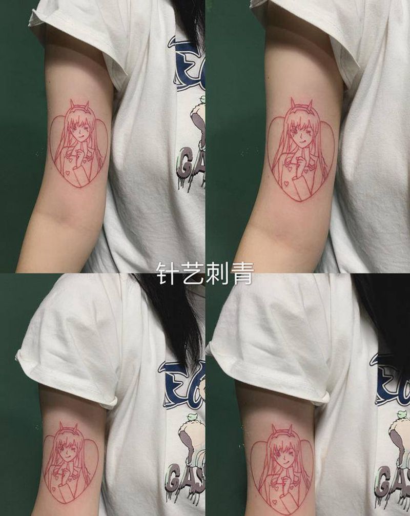 小图两枚纹身图片_手臂纹身图案