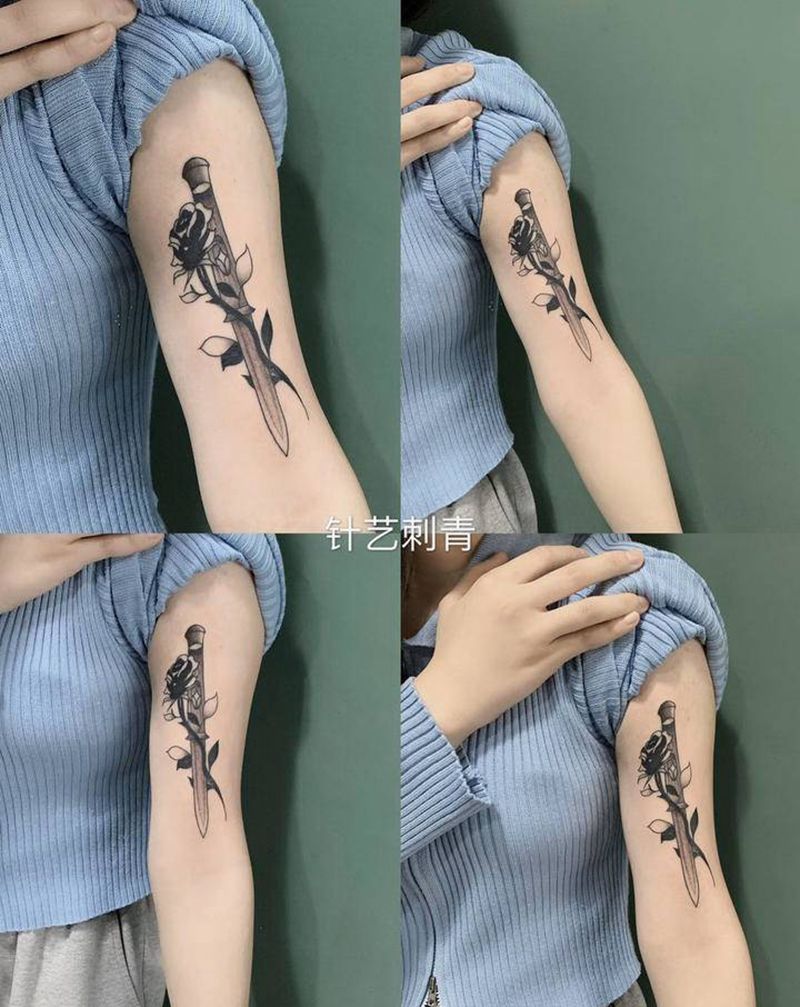 小清新纹身图片_手臂纹身图案