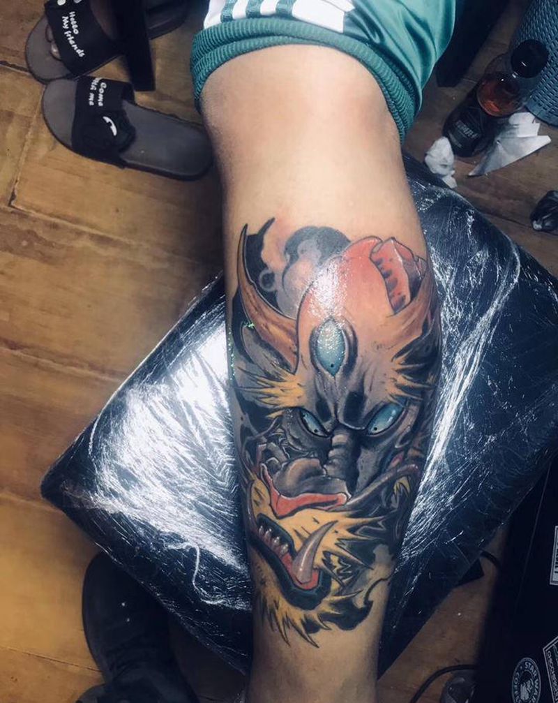 1纹身图片_腰部纹身图案