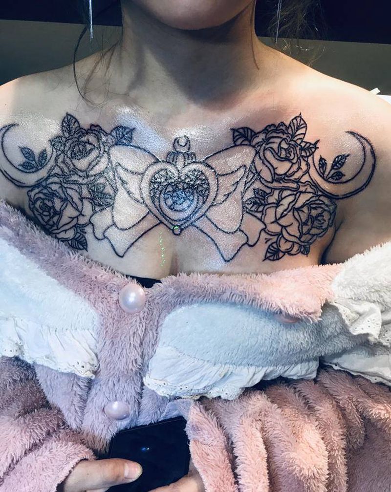 1纹身图片_胸部纹身图案