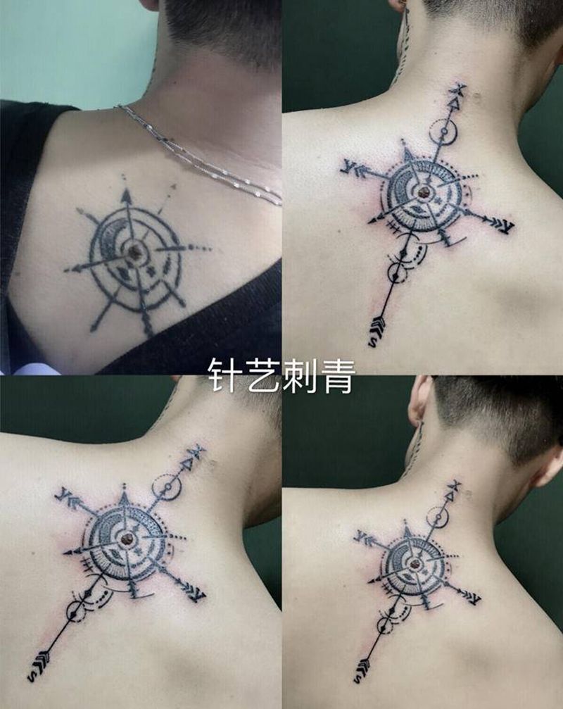 修改纹身图片_颈部纹身图案