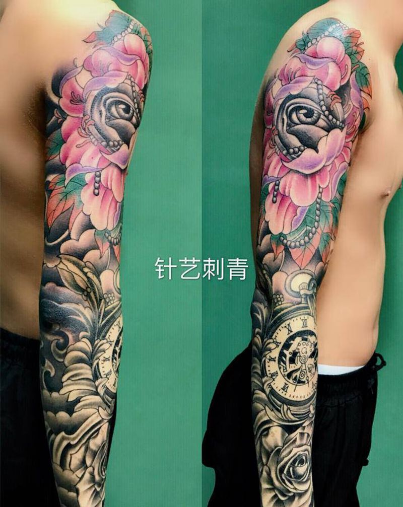 欧美花臂纹身图片_手臂纹身图案