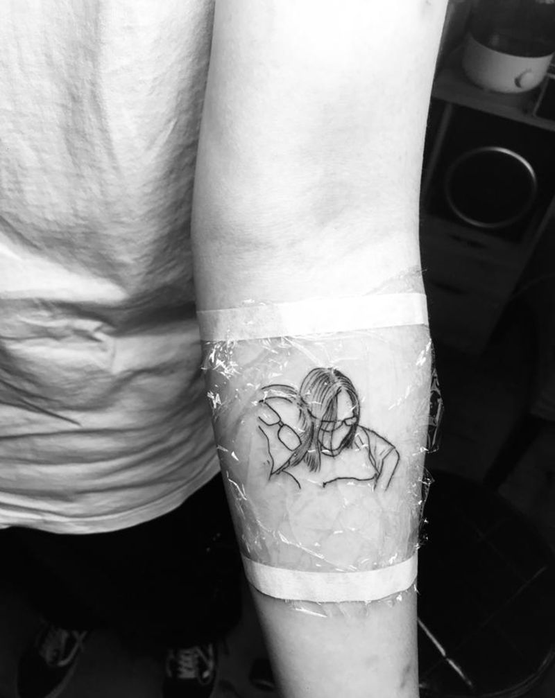 照片纹身图片_几何纹身图案