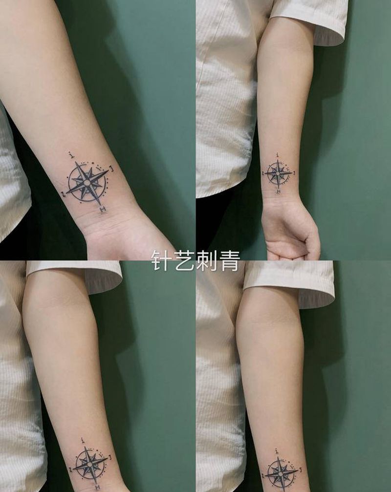 小图两枚纹身图片_手臂纹身图案