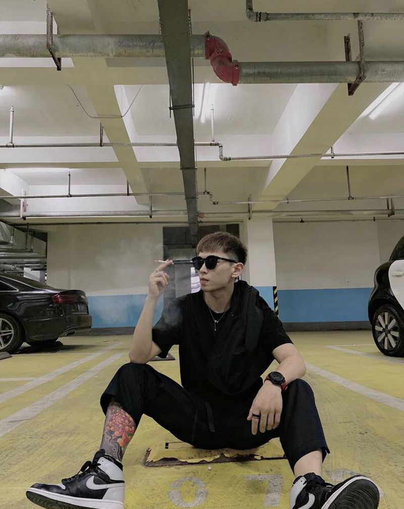 买家秀纹身图片_腿部老传统纹身图案