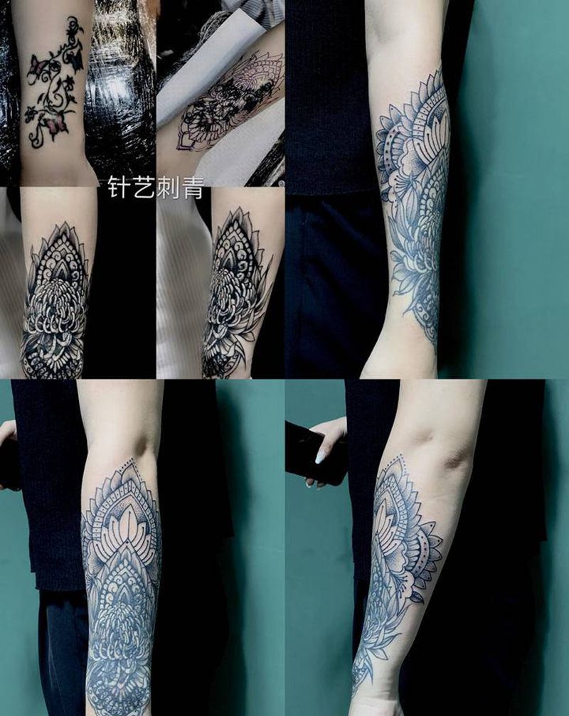 加图 遮盖纹身图片_手臂纹身图案