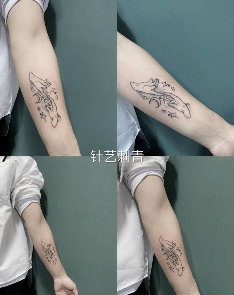 小清新纹身图片_手臂纹身图案