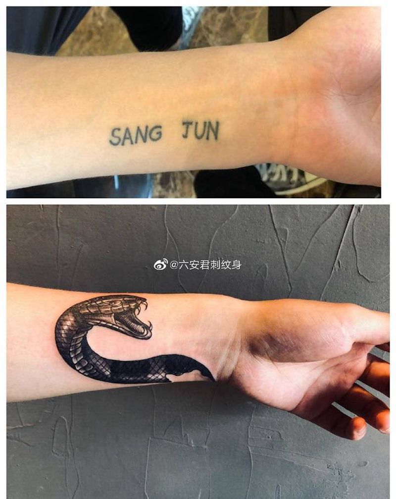 覆盖纹身图片_手臂纹身图案