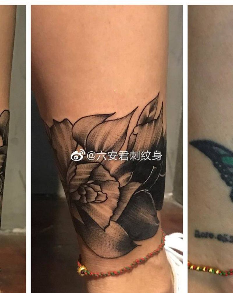 覆盖纹身图片_腿部纹身图案