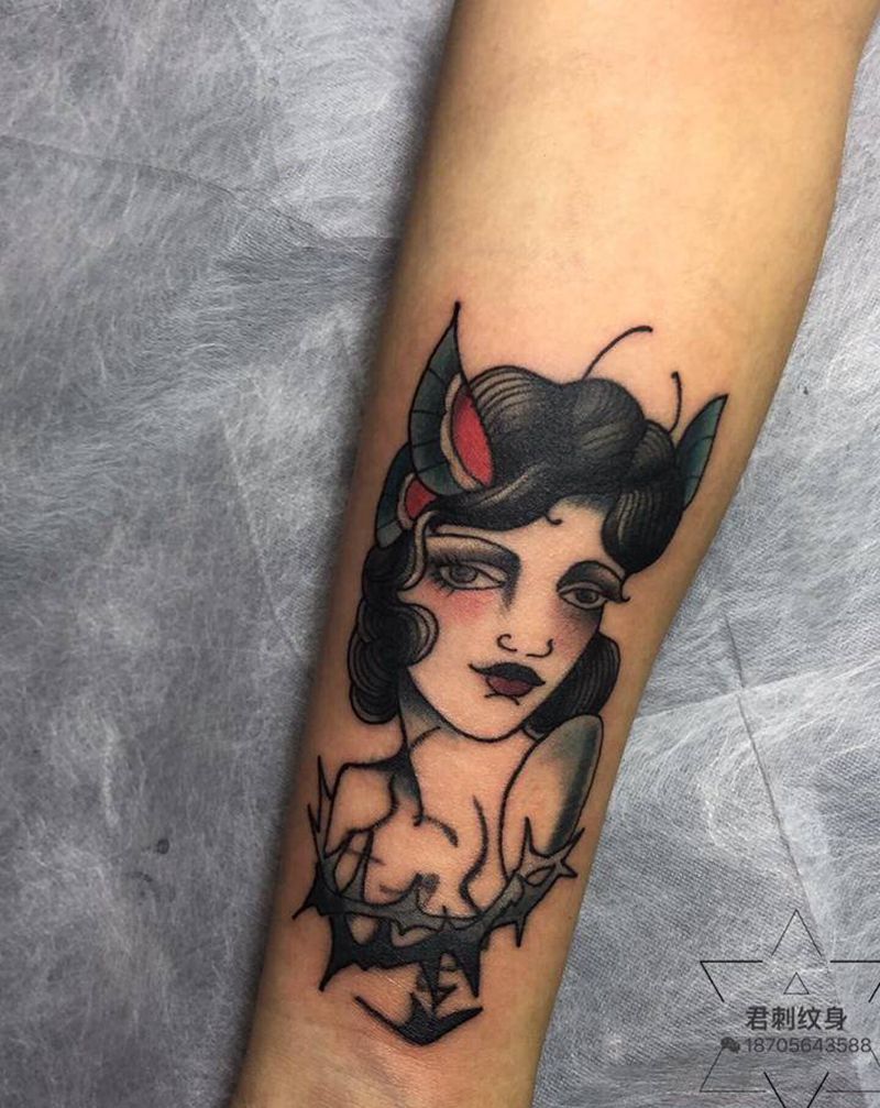 school纹身图片_手臂纹身图案