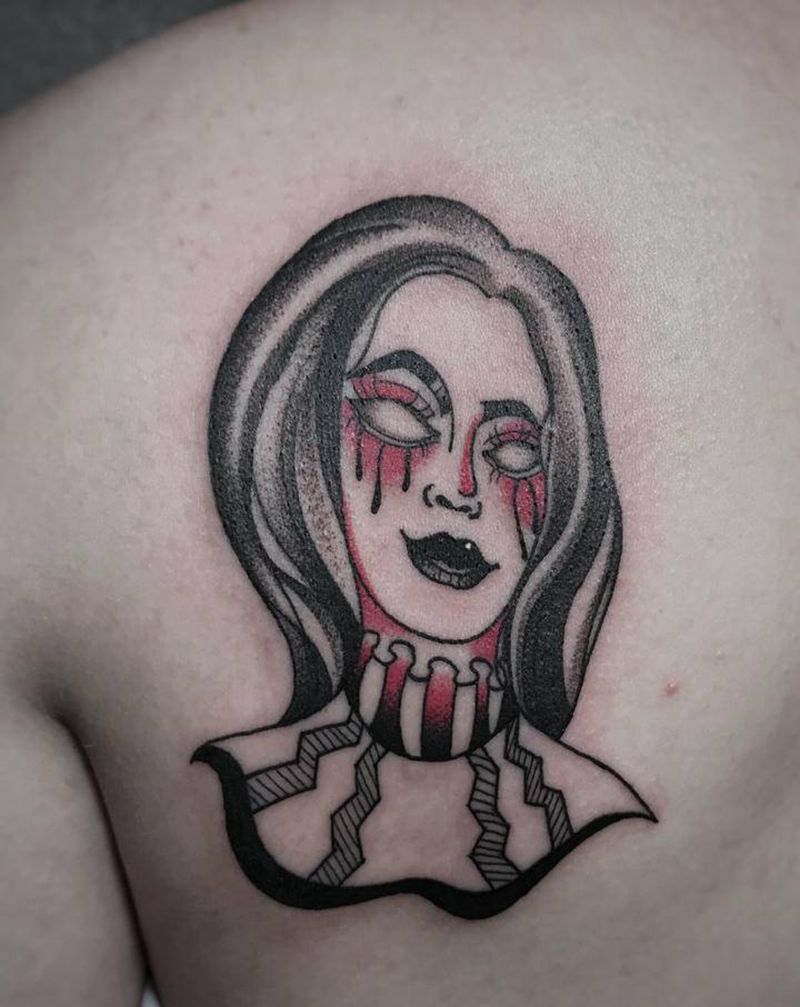 Old school纹身图片_肩部背部Old SchoolNew School纹身图案