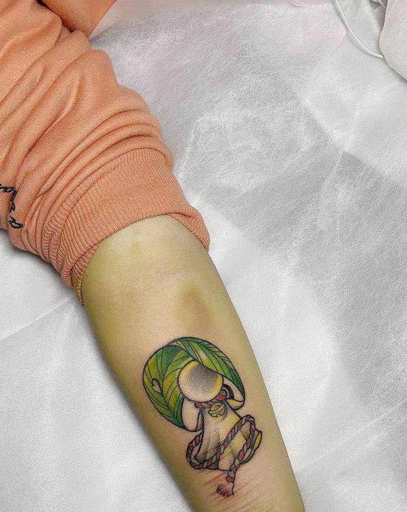 图二是遮盖 两个小清新作品纹身图片_手臂腿部Old School纹身图案