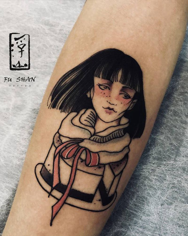 蛋糕纹身图片_手臂Old School纹身图案