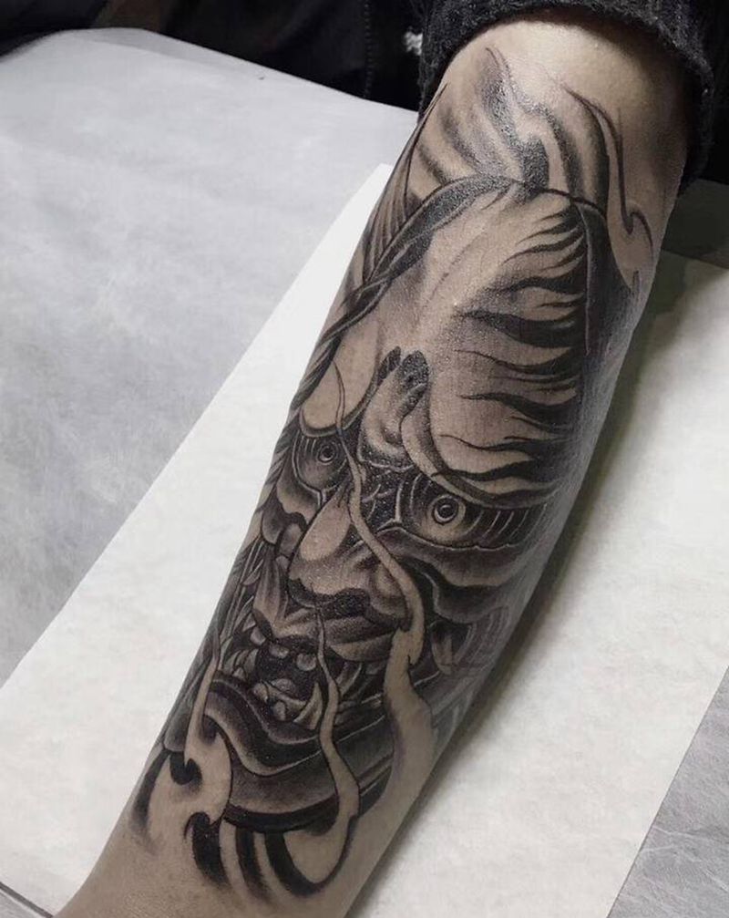 般若纹身图片_手臂纹身图案