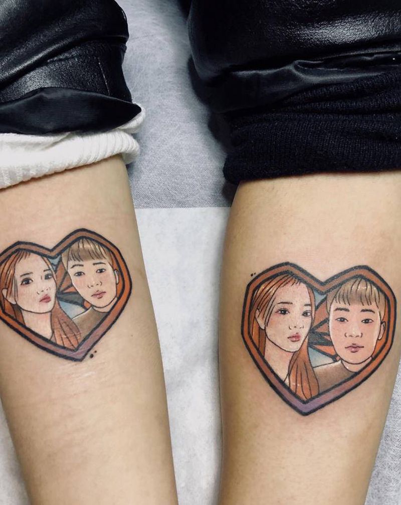 情侣纹身纹身图片_手臂纹身图案