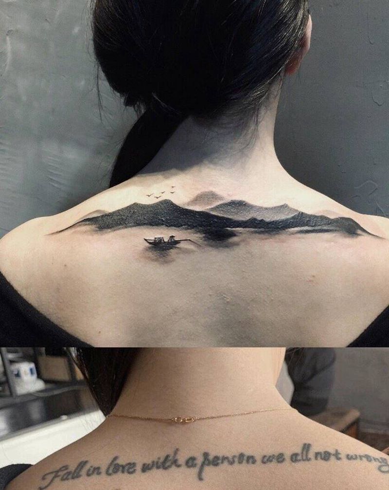 覆盖纹身纹身图片_背部纹身图案