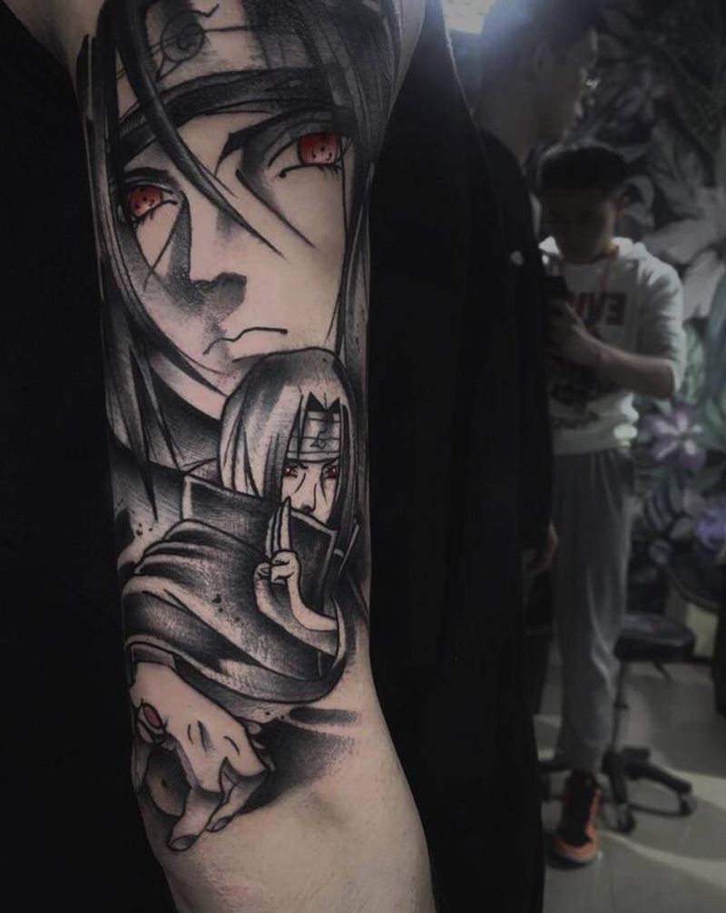 火影忍者纹身纹身图片_手臂New School纹身图案
