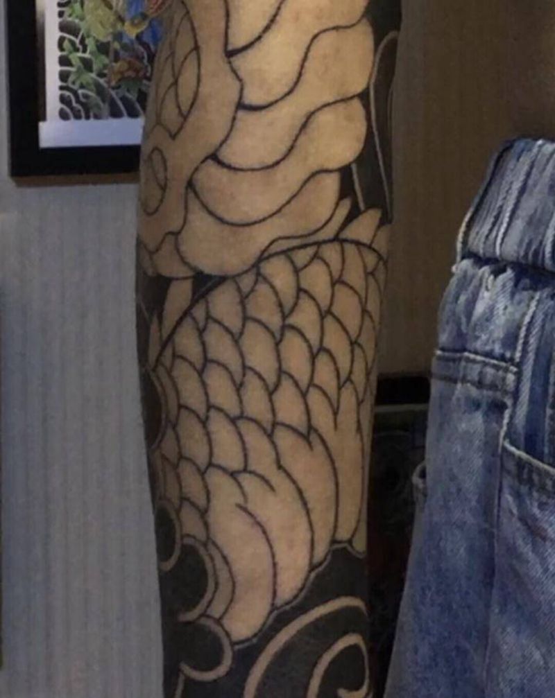 老传统纹身图片_手部手臂新传统纹身图案