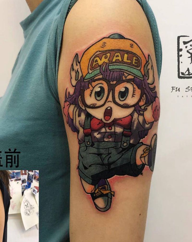 遮盖作品《阿拉蕾》纹身图片_手臂肩部New School纹身图案