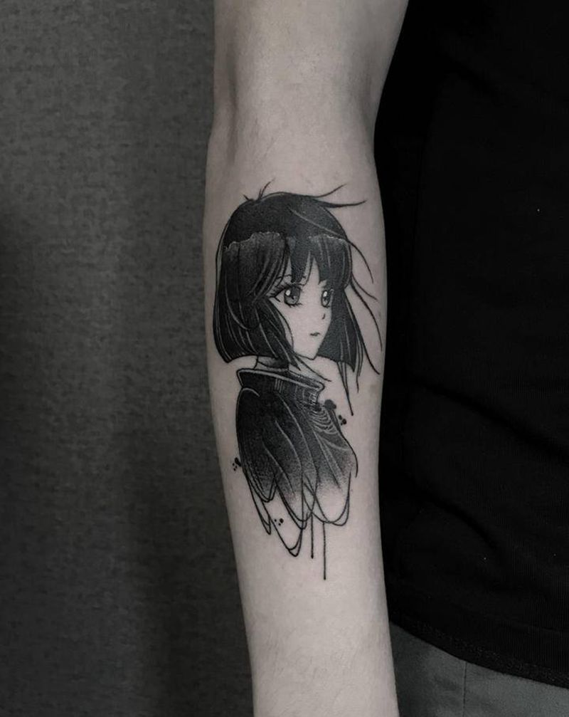 卡通人物纹身图片_手臂Old SchoolNew School纹身图案