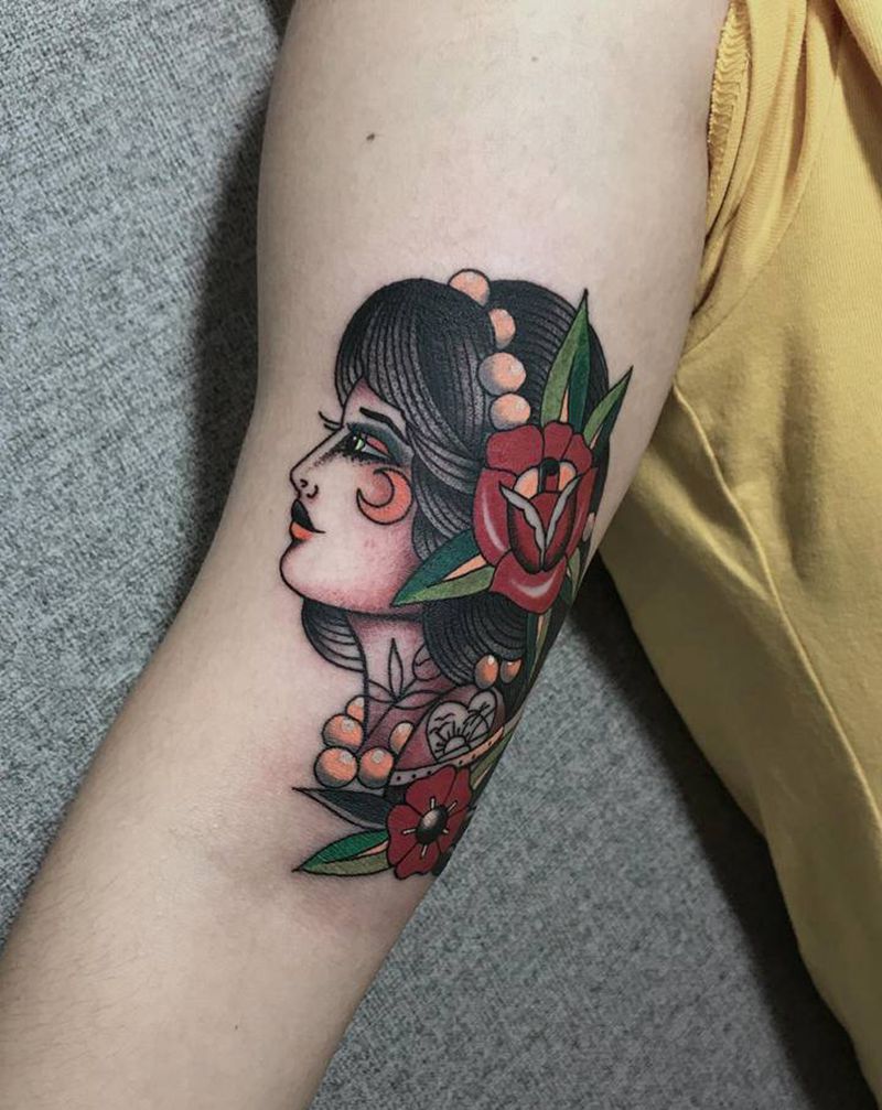 old school纹身图片_手臂Old School纹身图案