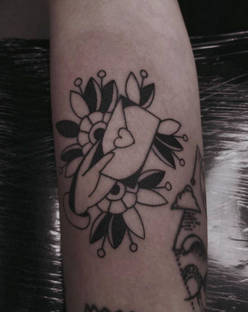 old school纹身图片_Old School几何纹身图案