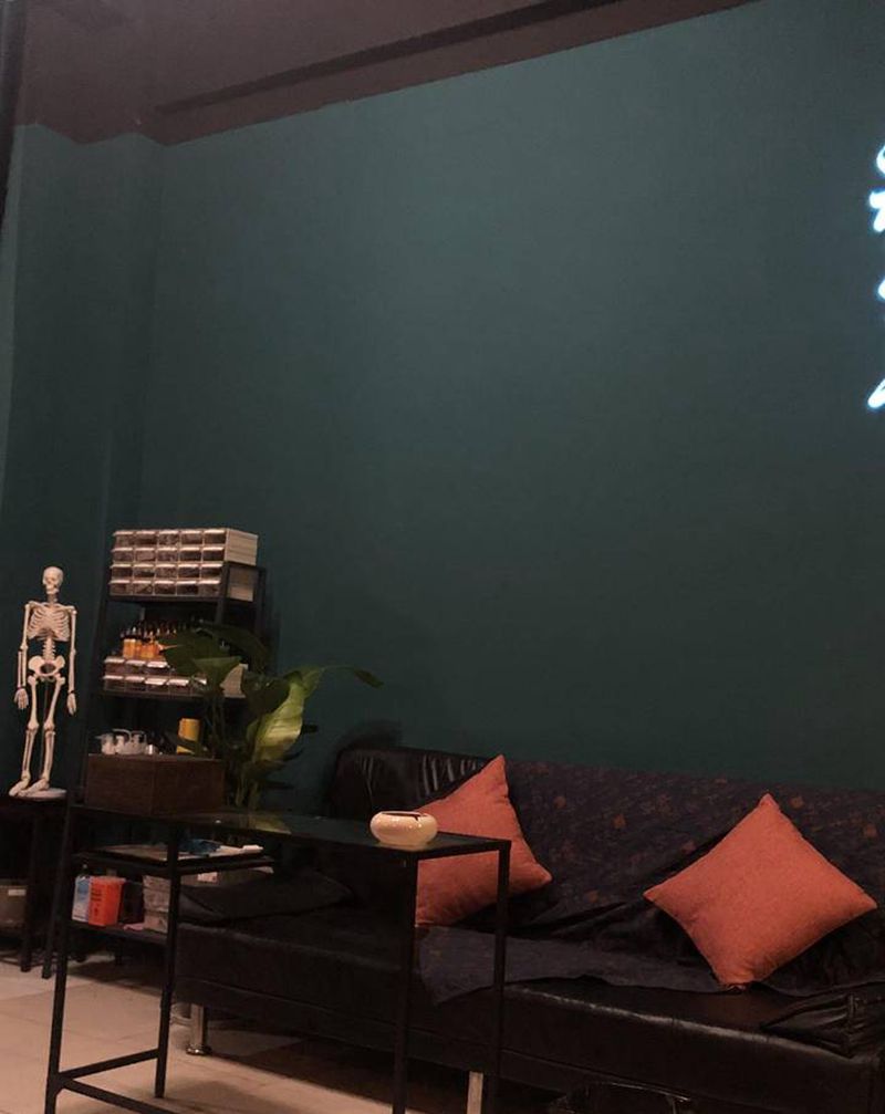 店内环境纹身图片_水墨纹身图案