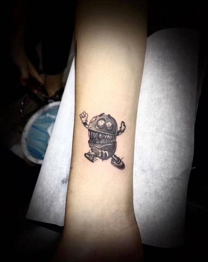 快到碗里来纹身图片_手臂点刺纹身图案