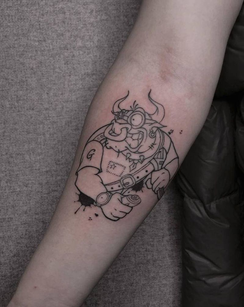 new school纹身图片_手臂手部New School纹身图案