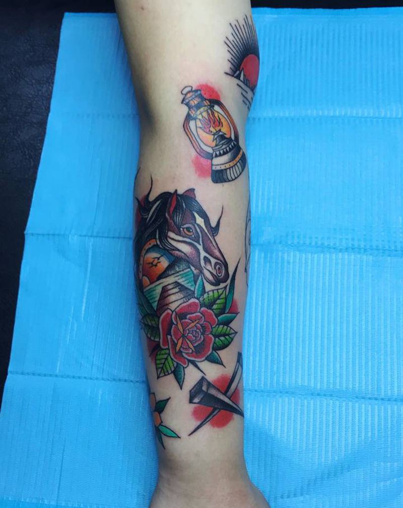 old school纹身图片_手臂Old School纹身图案