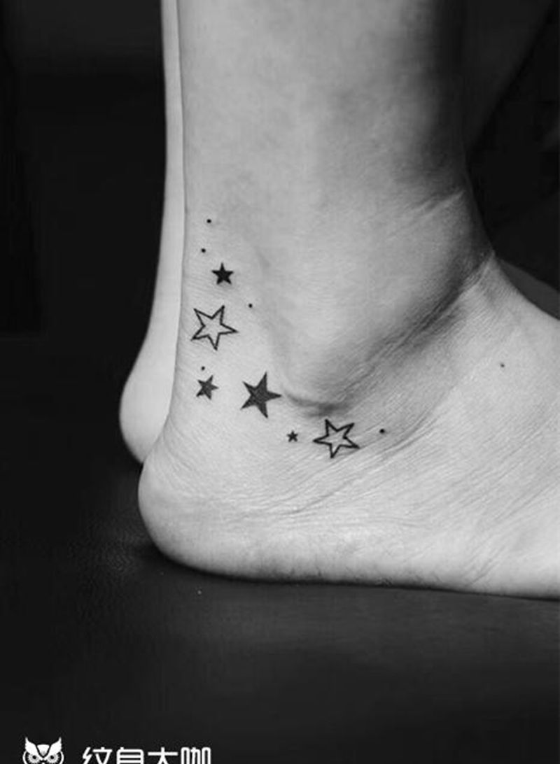 星星月亮纹身图案纹身图片_手臂腿部Old SchoolNew School纹身图案