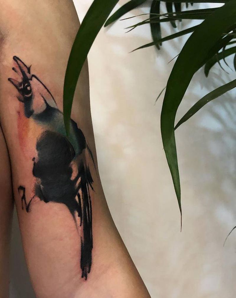 遮盖纹身图片_手臂水墨纹身图案