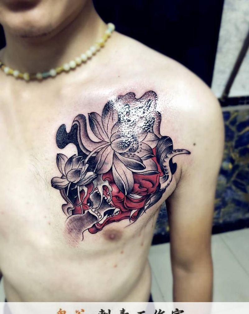 般若纹身图片_老传统纹身图案