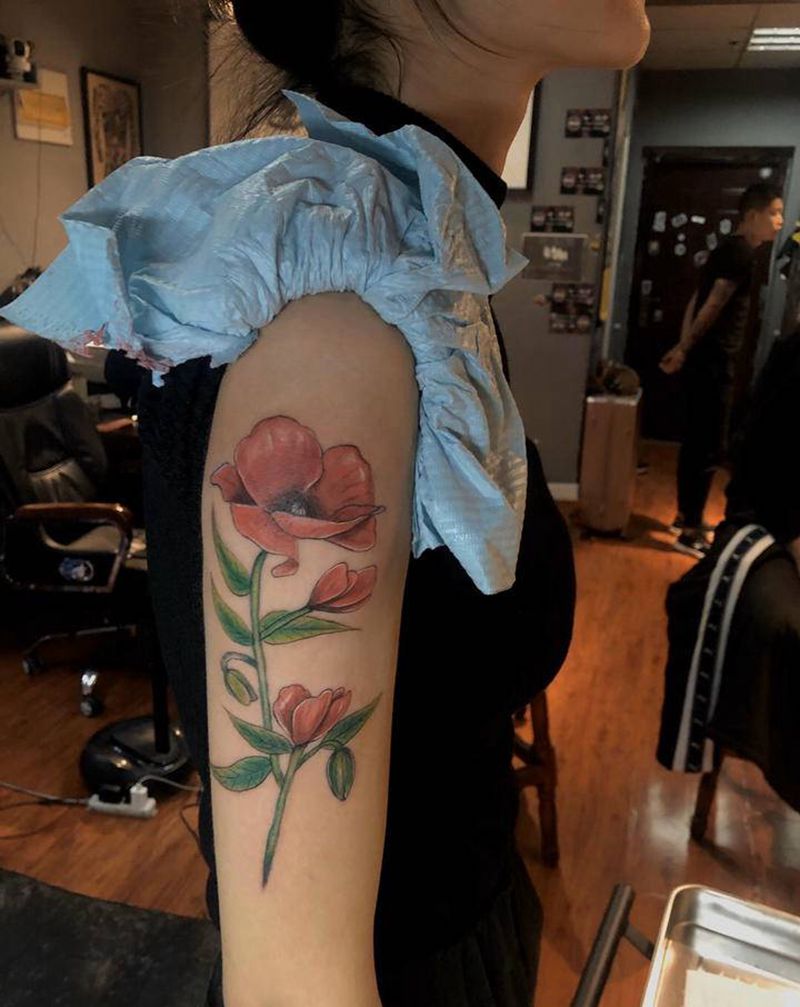 花纹身图片_手部手臂欧美写实New School纹身图案