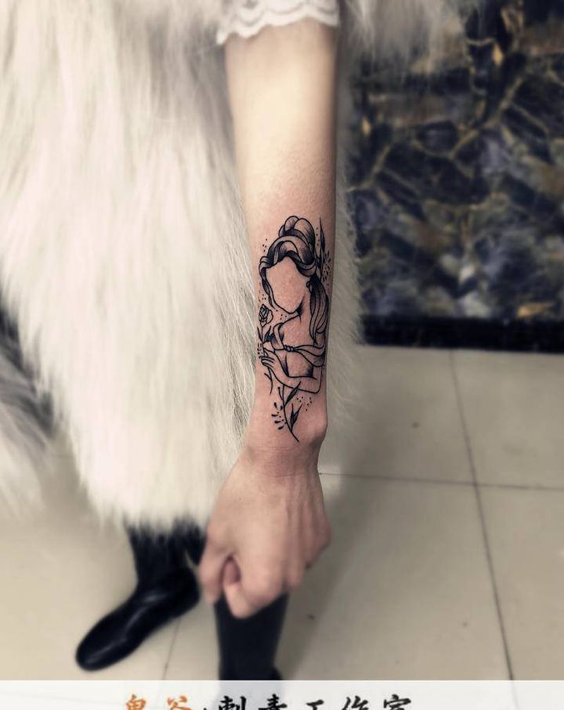 小清新纹身图片_New School纹身图案