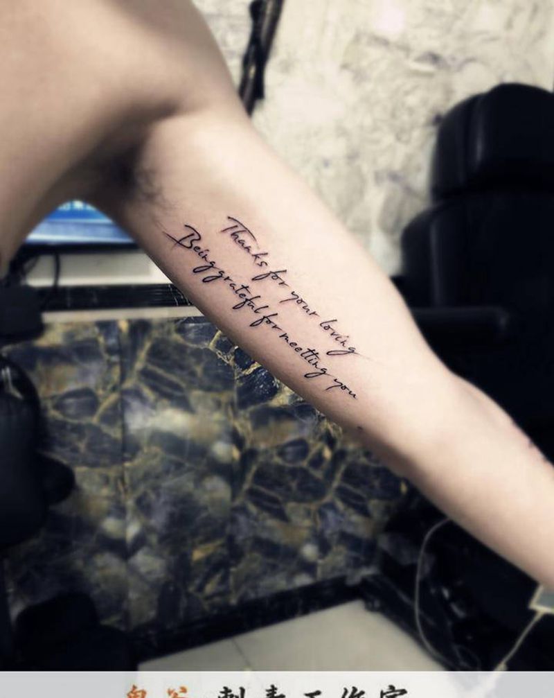 英文纹身图片_手臂纹身图案