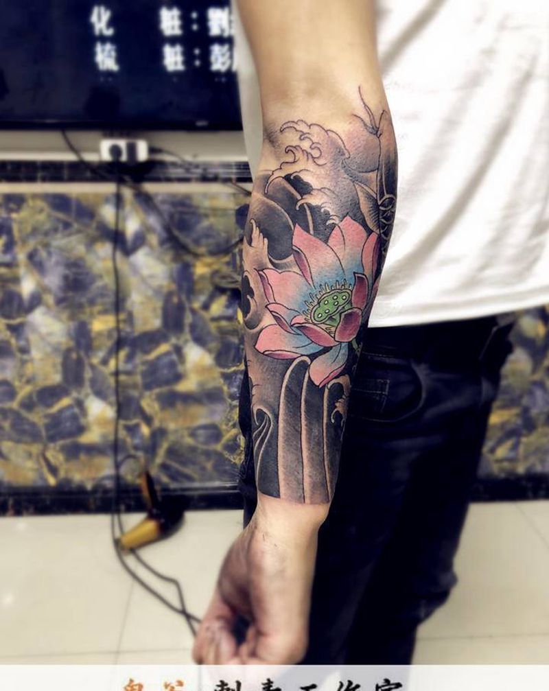 遮盖纹身图片_新传统纹身图案