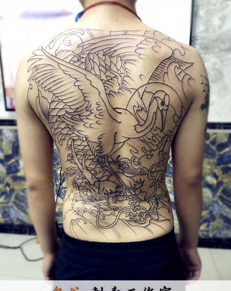 大图纹身图片_新传统纹身图案