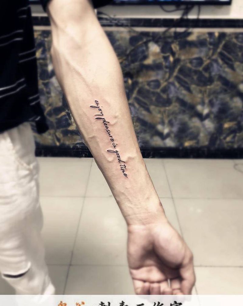 英文纹身图片_新传统纹身图案