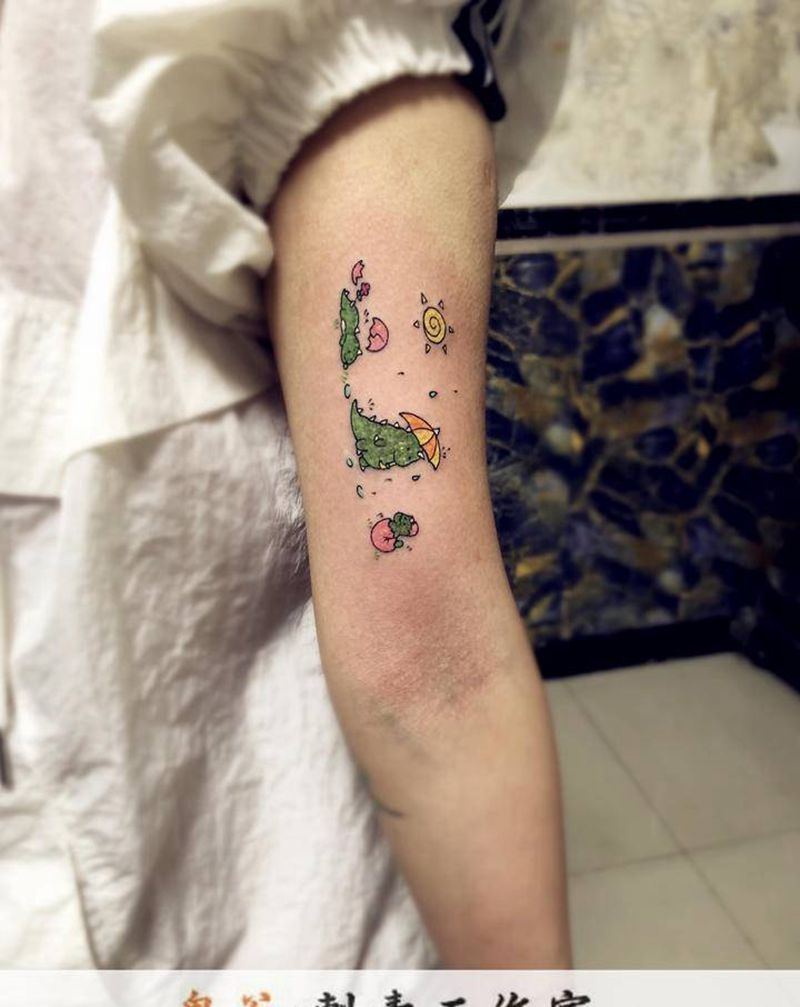 小清新纹身图片_新传统纹身图案