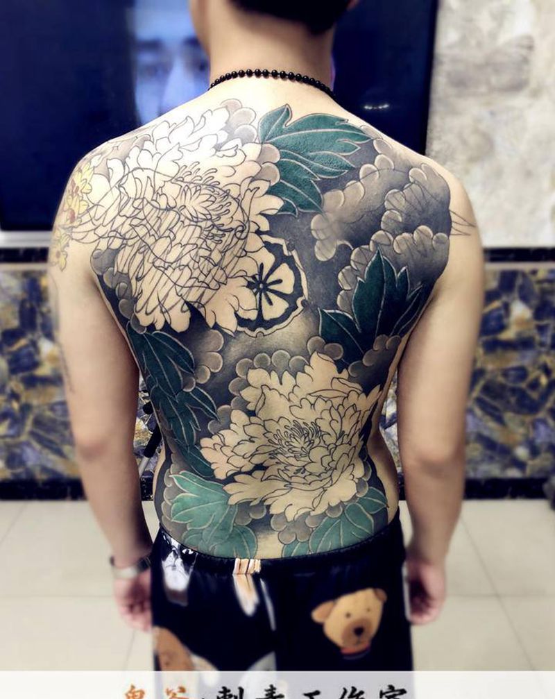 未完成纹身图片_新传统纹身图案