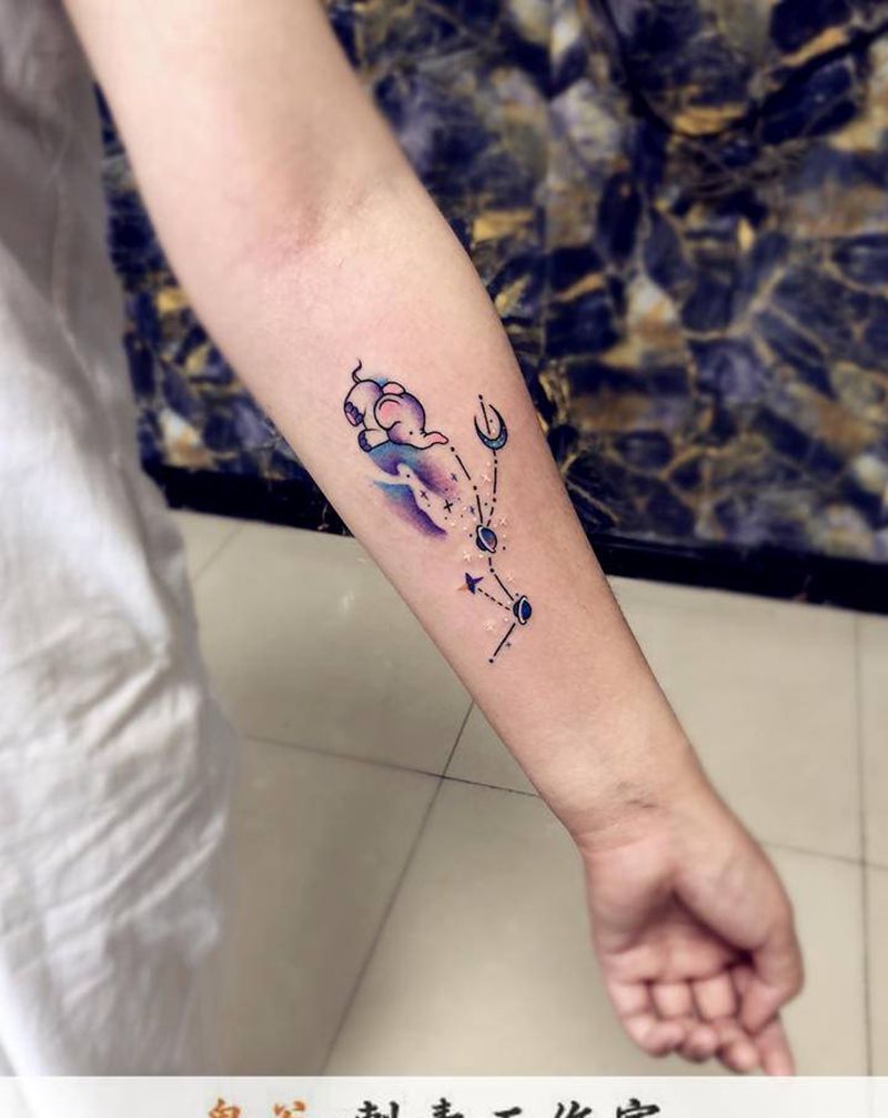 小清新纹身图片_新传统纹身图案