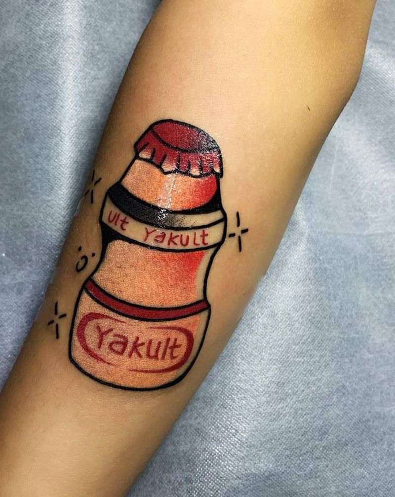 Old school养乐多~纹身图片_手臂Old School纹身图案