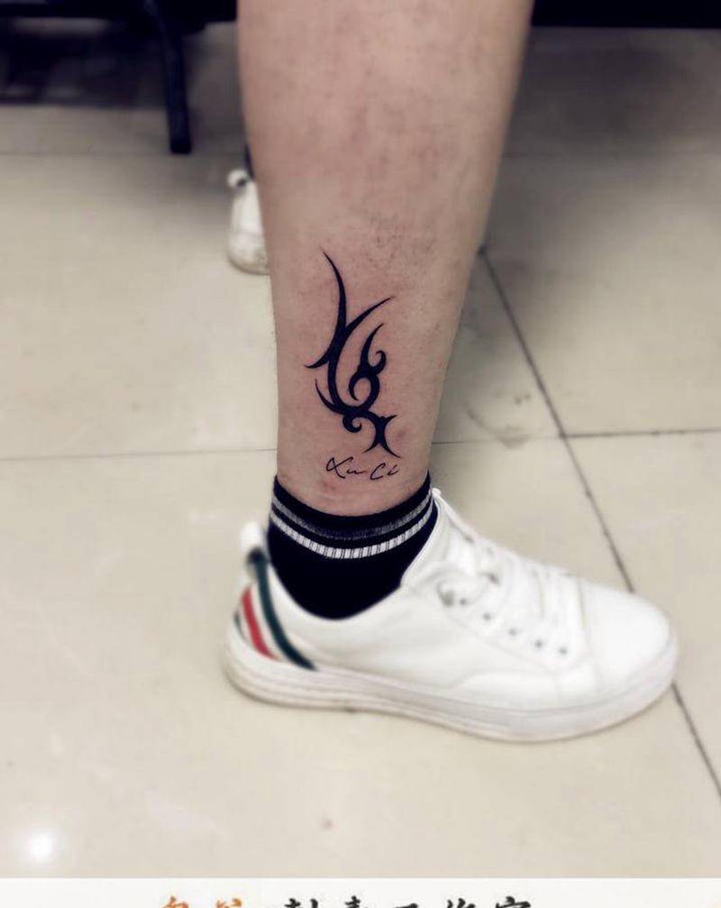 图腾纹身图片_新传统纹身图案