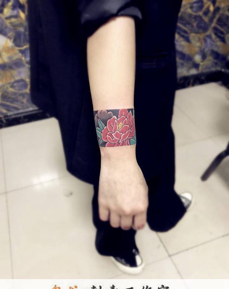 臂环纹身图片_新传统纹身图案