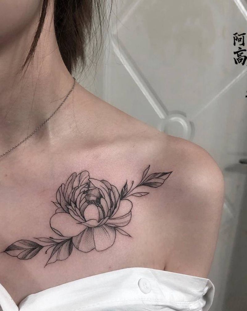 素花纹身图片_点刺纹身图案