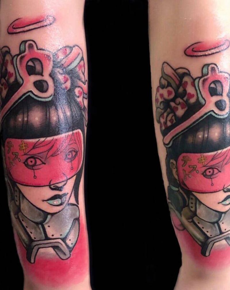 机器人纹身图片_New School纹身图案