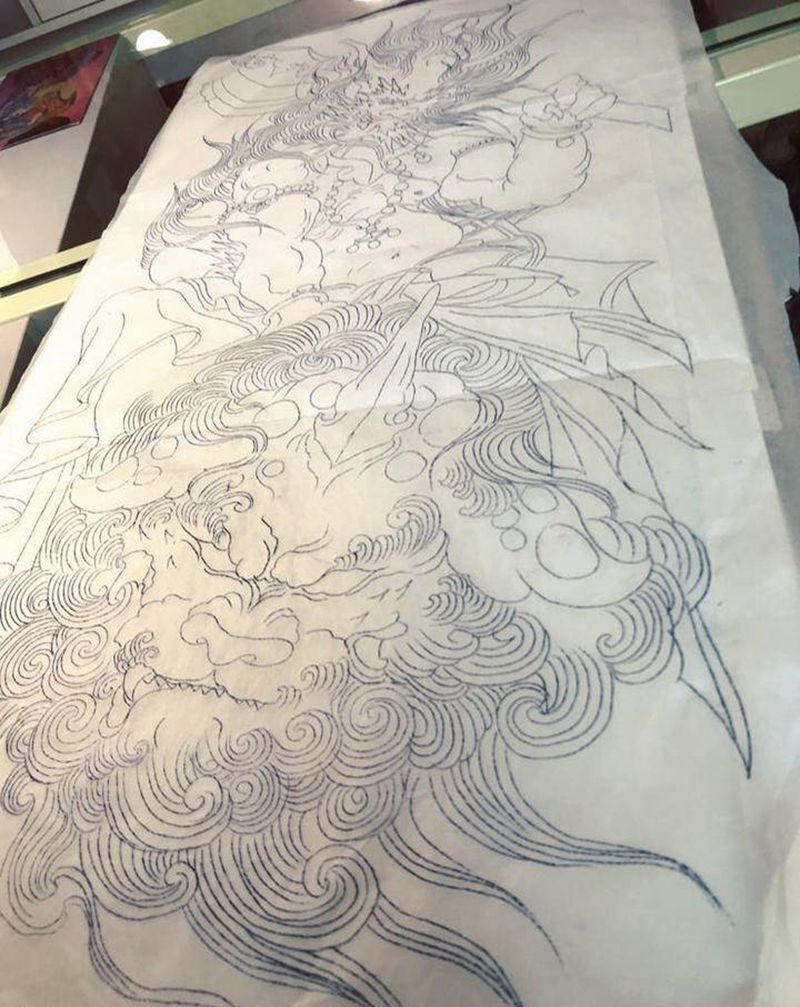 花臂系列纹身图片_手臂新传统纹身图案