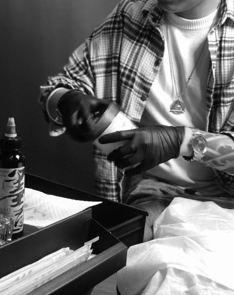 工作照纹身图片_工作照纹身图案