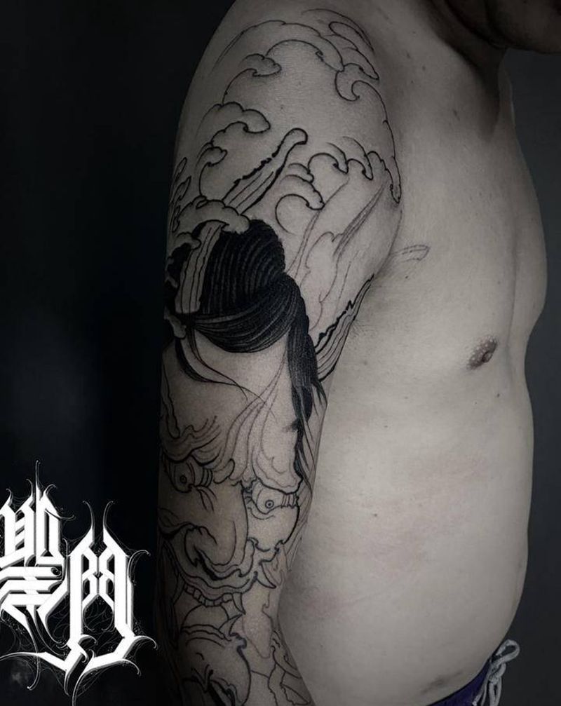 般若纹身图片_手臂纹身图案